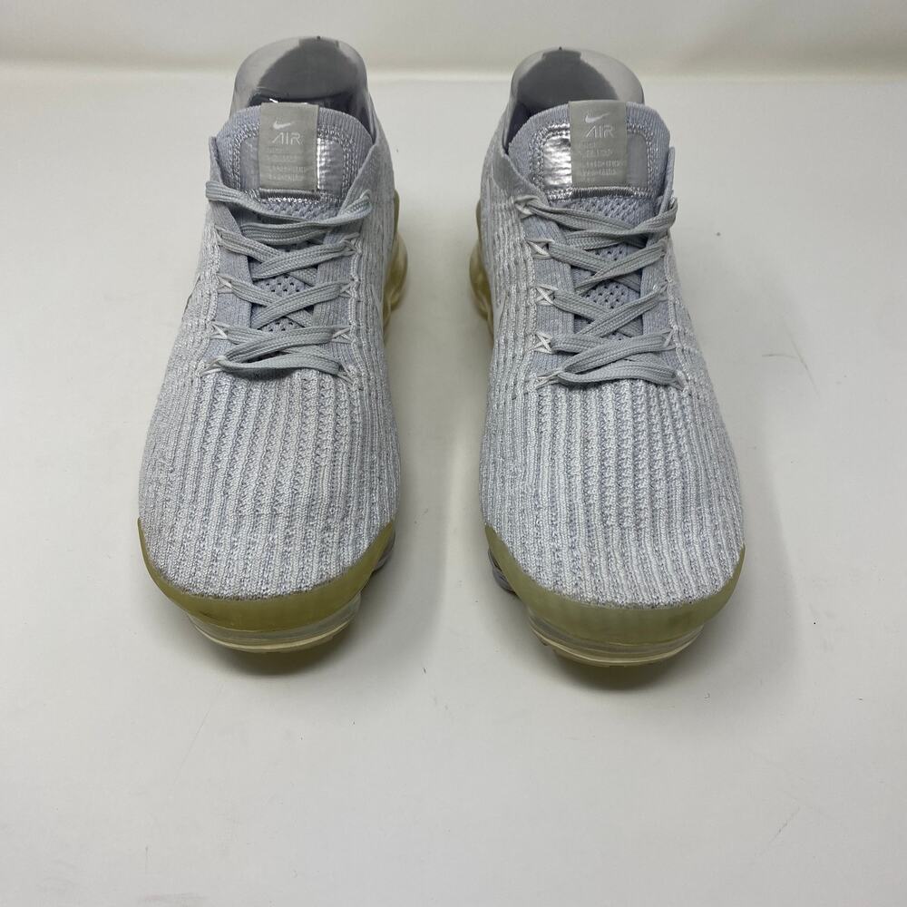 Nike Women's Air Vapormax Flynit 3 Pure Platinum Running Shoes AJ6900-102 Sz 7.5 - Picture 2 of 7